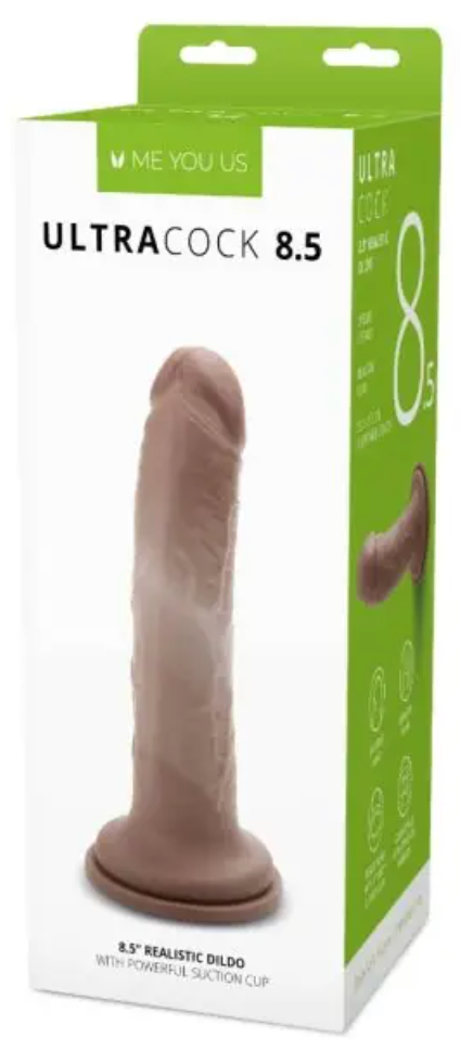 Me You Us Ultra Cock 8.5inch Caramel Realistic Dildo
