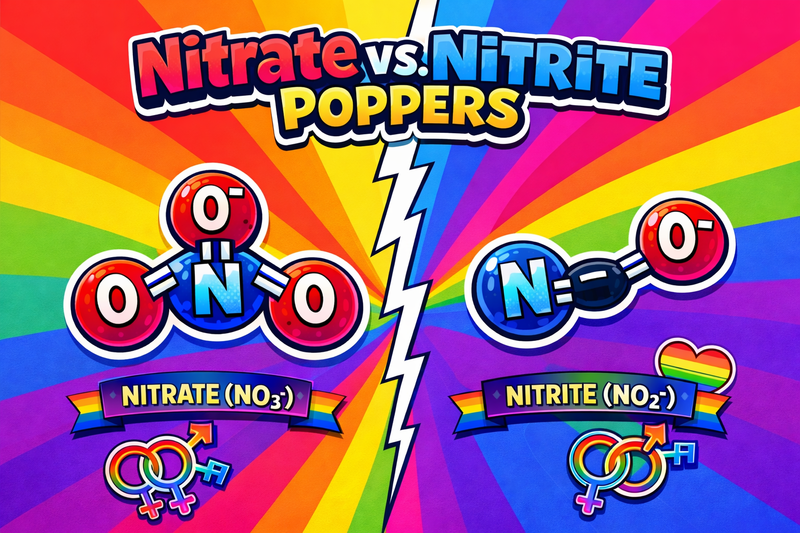 Nitrate vs. Nitrite Poppers: What’s the Difference?