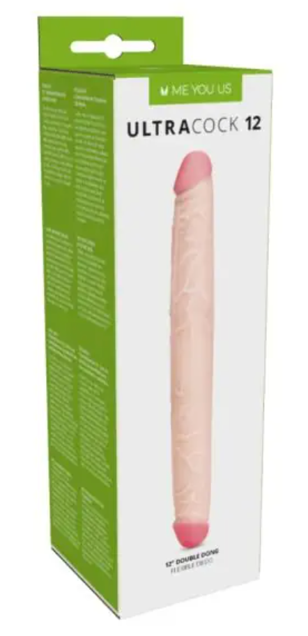 Me You Us Ultra Cock Double Ended Dildo (12")