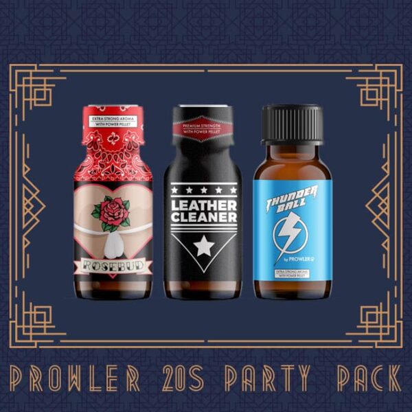 Prowler 20’s party popper uk pack packs prowler poppers