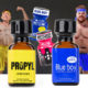 Blue boy leather cleaner popper
