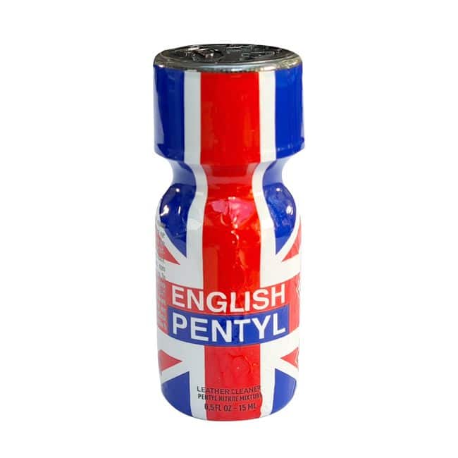 Bottle of English Pentyl Poppers 15ml