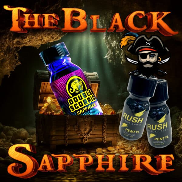 The black sapphire double scorpio prowler poppers